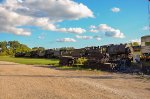 Steam Locomotives in the open area